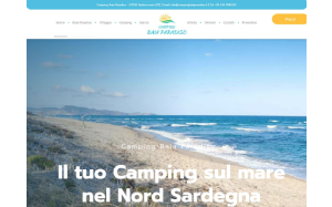 Il sito online di Camping Baia Paradiso