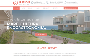 Il sito online di 19 Resort Garibaldi Hotels