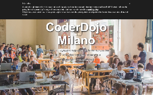 Il sito online di CoderDojo Milano