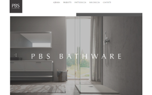 Il sito online di PBS Bathware