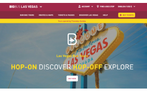 Il sito online di Big Bus Tours Las Vegas