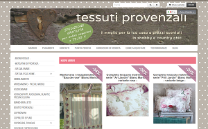 Il sito online di Tessuti provenzali