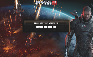 Il sito online di Mass Effect
