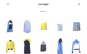 Il sito online di Courreges