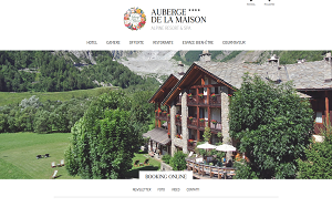 Il sito online di Auberge de La Maison