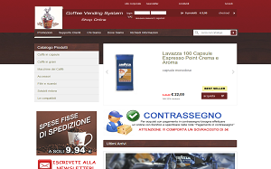 Il sito online di Coffee Vending System