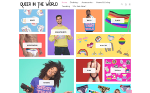 Il sito online di Queer in the world shop