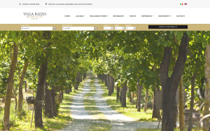 Il sito online di Villa Rizzo Salerno