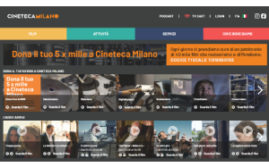 Il sito online di Cineteca Milano