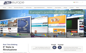 Il sito online di RTB Europe