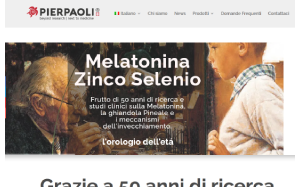 Il sito online di Pierpaoli Melatonina