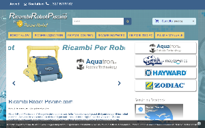Il sito online di Ricambi Robot Piscine