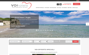 Il sito online di VOI Hhotels