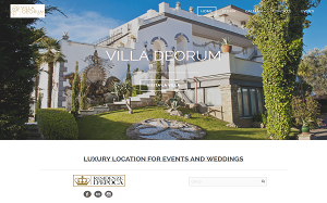 Il sito online di Villa Deorum