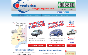 Il sito online di Venturino Noleggio Furgoni
