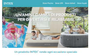 Il sito online di INTEX