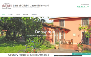 Il sito online di Ai Glicini Castelli Romani