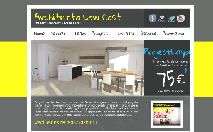 Il sito online di Architetto Low Cost