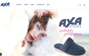 Il sito online di AXA Shoes