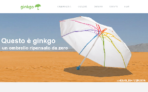Il sito online di Ginkgo Umbrella