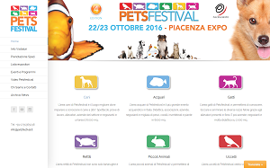 Il sito online di Pets Festival