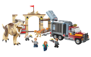 Il sito online di La fuga del T. rex e dell’Atrociraptor Lego