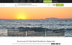 Il sito online di Club Hotel Residence Baiaverde