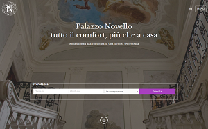 Il sito online di Palazzo Novello