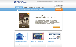 Il sito online di Banca Agricola Ragusa