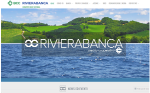 Il sito online di Riviera Banca