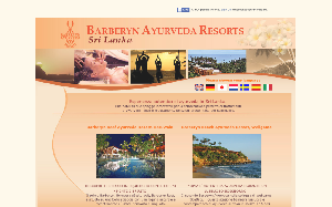 Il sito online di Barberyn Ayurveda Resorts