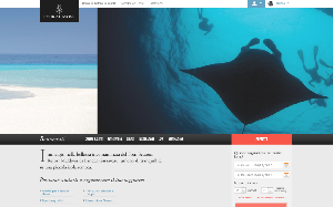 Il sito online di Four Seasons Maldive