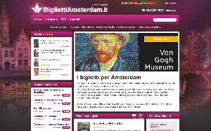Il sito online di Biglietti Amsterdam