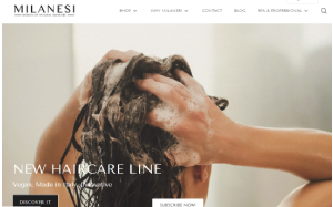 Il sito online di Milanesi Skincare