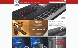 Il sito online di Esse Music Store
