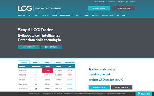 Il sito online di LCG Trader