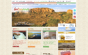 Il sito online di Botswana Tourism