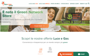 Il sito online di Green network energy