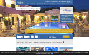Il sito online di Cala Ginepro Hotels & Appartamenti