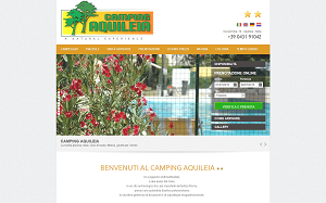 Il sito online di Camping Aquileia