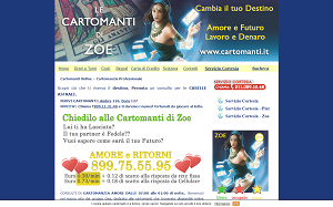 Il sito online di Cartomanti di Zoe