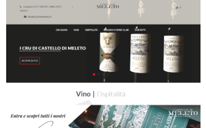 Il sito online di Castello di Meleto