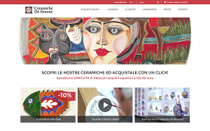 Il sito online di Ceramiche De Simone