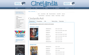 Il sito online di Cinelandia Asti