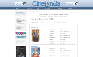 Il sito online di Cinelandia 2000 Cantù