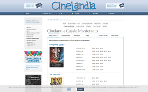 Il sito online di Cinelandia Casale Monferrato