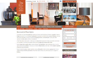 Il sito online di Hotel Plaza Opera