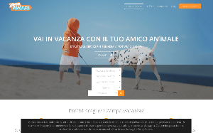 Il sito online di Zampa Vacanza