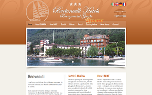 Il sito online di Bertoncelli Hotels