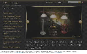 Il sito online di Cavicchi biliardi